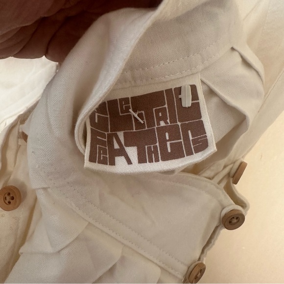 Electric feathers white dress - Picture 4 of 6